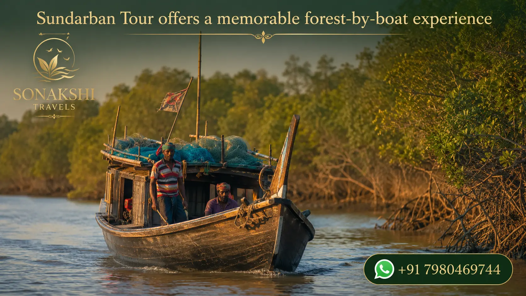 Sundarban Tour offers a memorable forest-by-boat experience